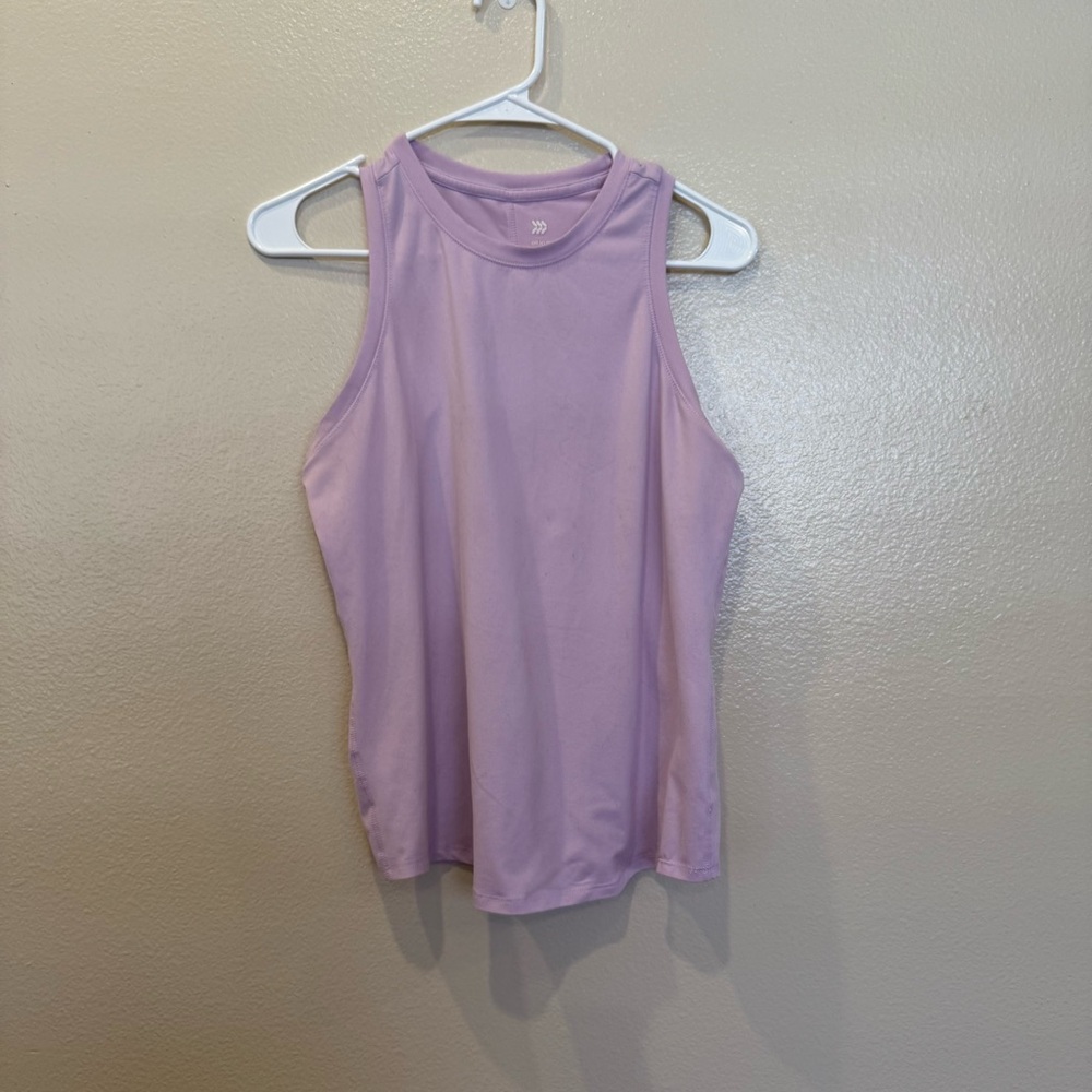 All in Motion Racerback Lavender Purple Athletic Tank Top size Small